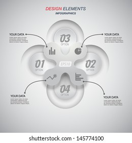abstract circle design / infographics element / vector graphics