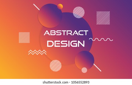 Abstract circle design, modern geometric background,poster and borchure, flyer, template, vector illustration