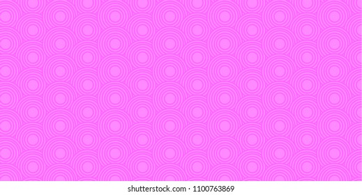 Abstract circle design, pink background Vector.