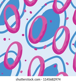 Abstract circle design for textile, fabric, wallpaper style