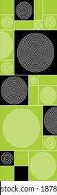 Diseño de círculo abstracto, diseño de serie vectorial