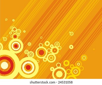 Abstract circle design, vector series.