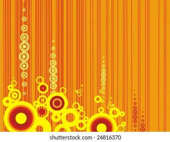 Diseño de círculo abstracto, serie vectorial.