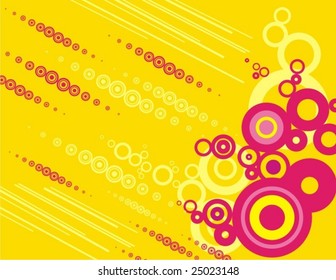 Abstract circle design, vector series.
