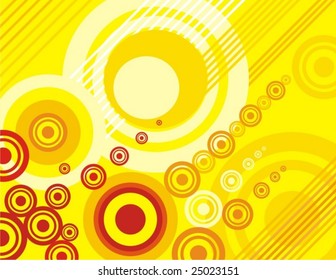 Abstract circle design, vector series.