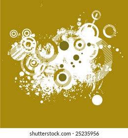 Abstract circle design, vector series.
