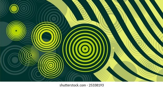 Abstract circle design, vector series.