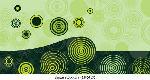 Abstract circle design, vector series.