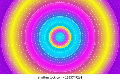 abstract circle dots gradient background