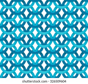 Abstract Circle and Dots Pattern. Vector Seamless Background. Regular Texture