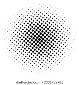 Abstract circle dotted background vector illustration