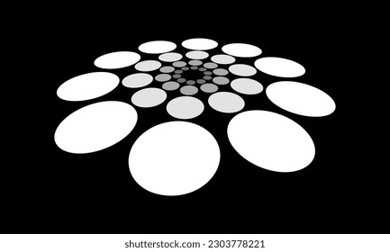 Abstract circle dotted vector background Eps10