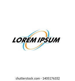 abstract circle with elegant shape for business and sport logo icon