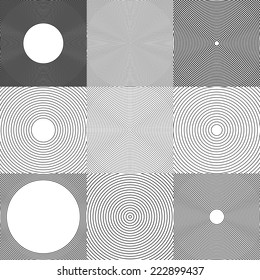 Abstract circle elements, backgrounds.