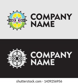 Abstract Circle emblem for Travel Agency