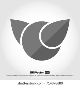 abstract circle fin template