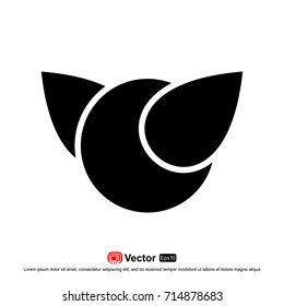abstract circle fin template