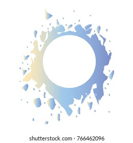 Abstract circle frame