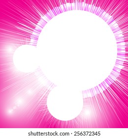 Abstract circle frame background, Vector illustration