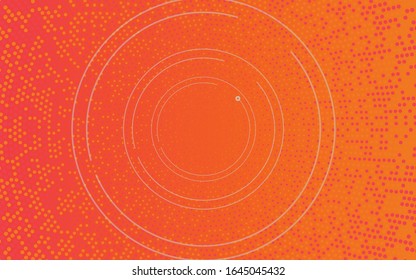 Diseño y fondo geométrico de color completo del círculo abstracto. Se utiliza para el diseño moderno. Pasos 10 vectoriales