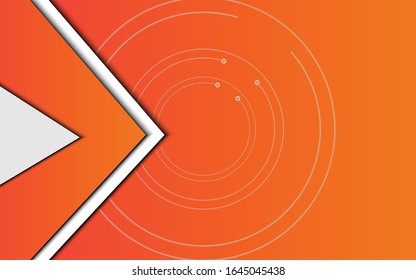 Abstract circle full color geometric pattern design and background. Use for modern design. eps 10 vector
