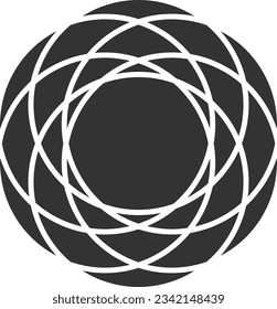 Abstract Circle Geometric, Decorative Element