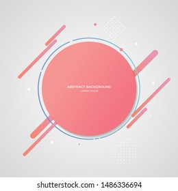 Abstract circle geometric design and background. Use for modern design. vector illustration. shapes. 