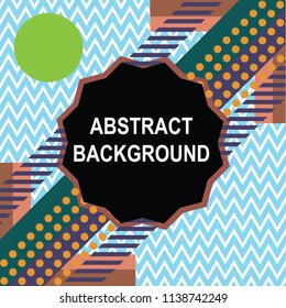 Abstract circle geometric pattern design and background. Use for modern design, cover, template, decorated, brochure, flyer