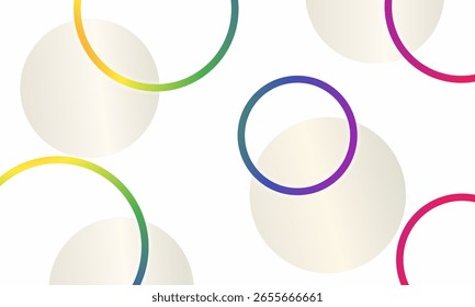 Abstract circle geometric pattern design and background. Use for modern designs, covers, templates, decorated, brochures, flyers. Vektor