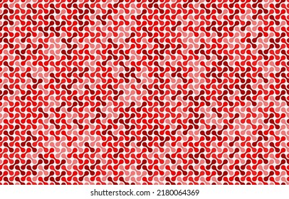Abstract circle geometric seamless pattern red color on white background for carpet ,wallpaper ,cloth ,blankets ,bags ,fabric ,furniture, packing.