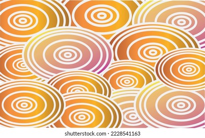 Abstract circle geometric shapes background for design decoration. Fashionable vector graphics elements. Vector art illustration. Minimal creative design.