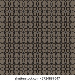  Geometría circular Abstractas Patrón de semitono de flor degradada negra y marrón de la vida.