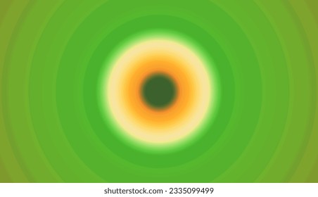 abstract circle gradient background. abstract 3D circle background with green line effect