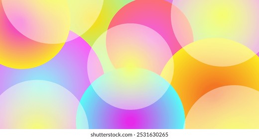 Fondo geométrico Abstractas del arco iris de las Formas del gradiente del círculo. Telón de fondo minimalista.