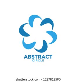 Abstract circle graphic design template vector