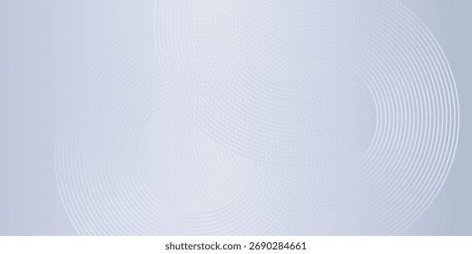 Círculo Abstractas de color gris degradado con líneas dinámicas