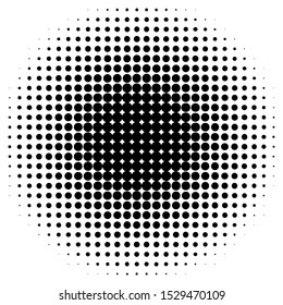 Abstract circle halftone background from dots. stock vector element isolated over white background.