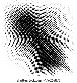 Abstract circle halftone effect vector background