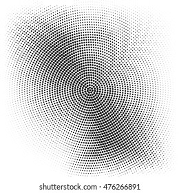 Abstract circle halftone effect vector background