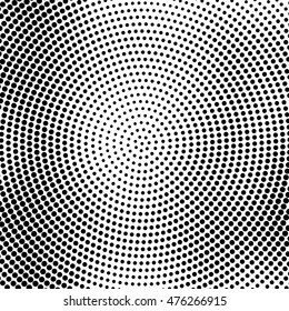 Abstract circle halftone effect vector background