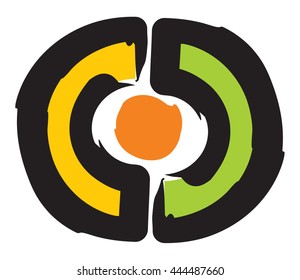 Abstract Circle Icon