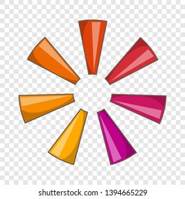 Abstract circle icon. Cartoon illustration of circle vector icon for web design