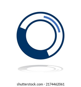 Abstract Circle Icon. Element for Design. Vector Art.