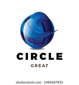 Plantilla de diseño de logotipo Abstractas Circle Icon