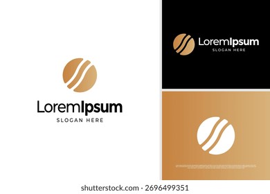 Abstract circle icon logo design template