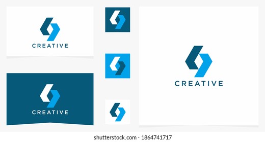 abstract circle icon logo vector