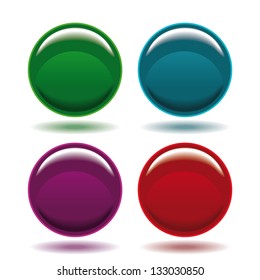 Iconos de círculo abstracto