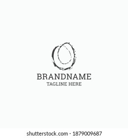 Abstract circle letter O logo design template vector