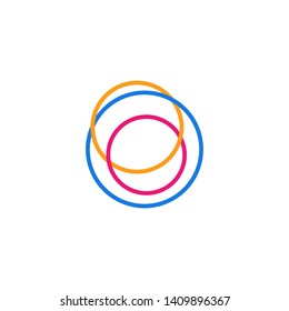 Letter V Circle Logo Design Vector Stock Vector (Royalty Free ...