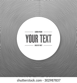 Abstract circle lines background wallpaper with minimal round text box design 
EPS 10 stock vector illustration 